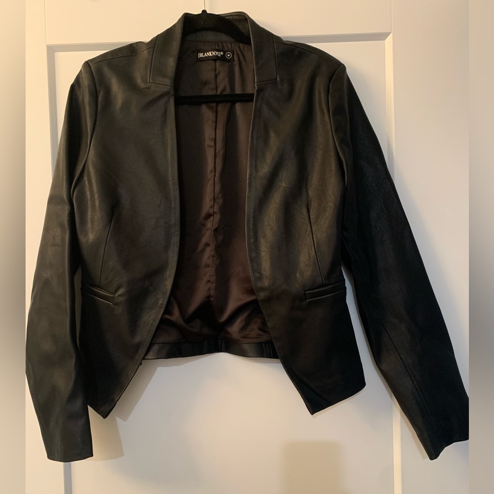 BlankNYC Leather Jacket - Black